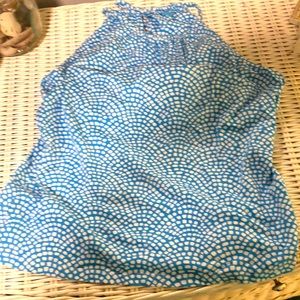 J. McLaughlin Med tank or swim top VGUC Catalina cloth shelf bra